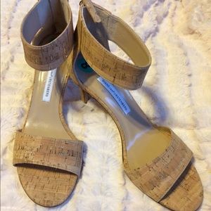 DvF cork heels