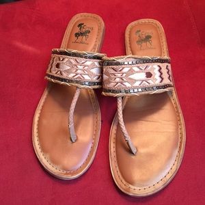 Sam Edelman adorable woven and leather sandals