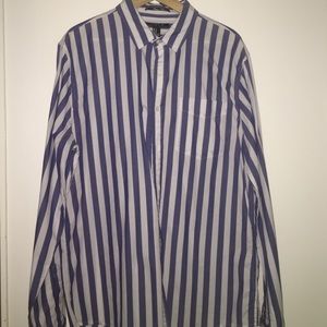 Striped button up