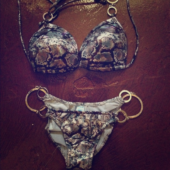 Super sexy new snakeskin bikini