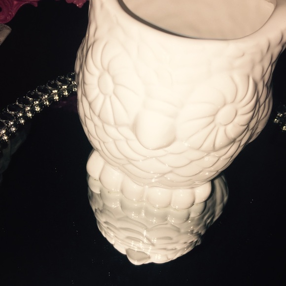 Owl decor pot