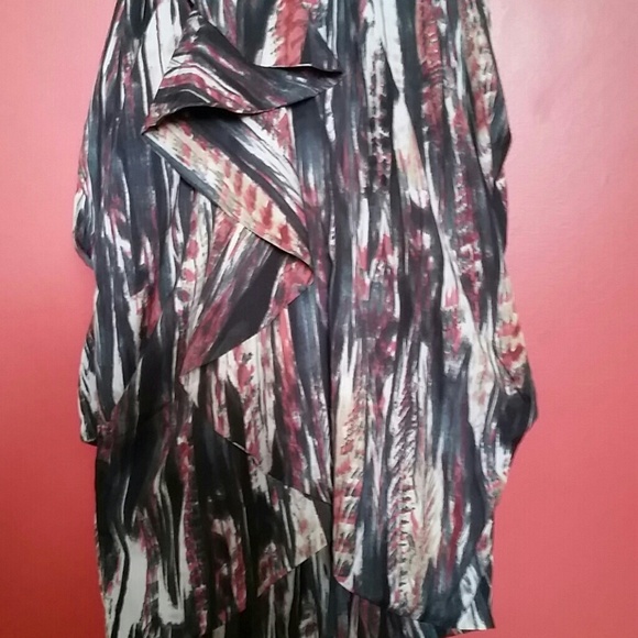 Like New H&M Ruffle/Draped Dress (8) - Picture 2 of 4