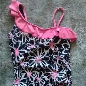 One piece girls bathing suit
