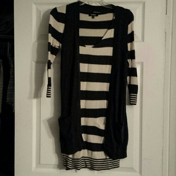 Express Sweater Dress and Vest