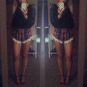 NWT! Black Lace Blouse