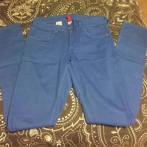 Royal Blue Denim Skinny Jeans