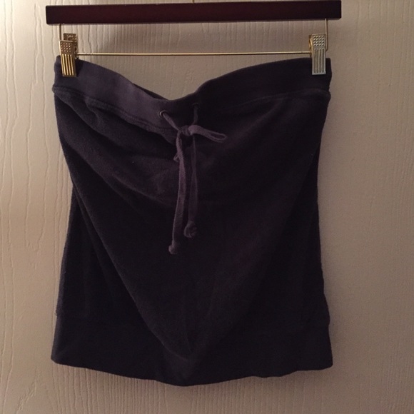 Terry cloth tube top