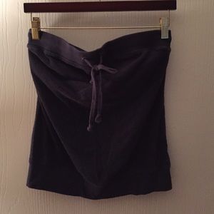 Terry cloth tube top