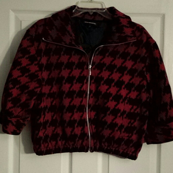 🎉HP🎉 Express Houndstooth Bomber Jacket/Blazer