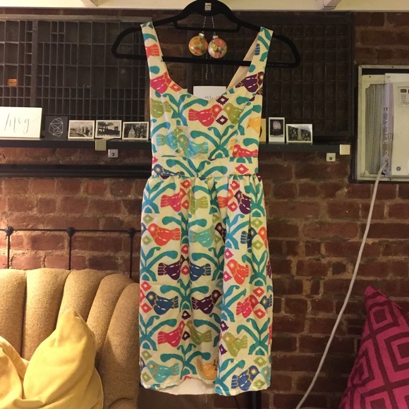 vintage judith march keyhole back dress