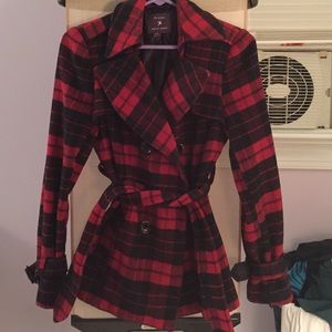 Forever 21 plaid fall jacket