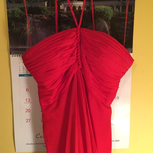Red dress by nightline