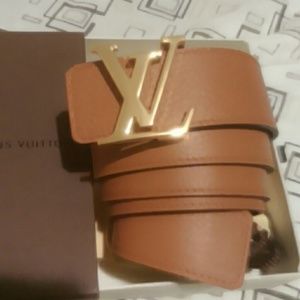 Louis vuitton reversible taurillion belt