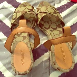 Coach wedges