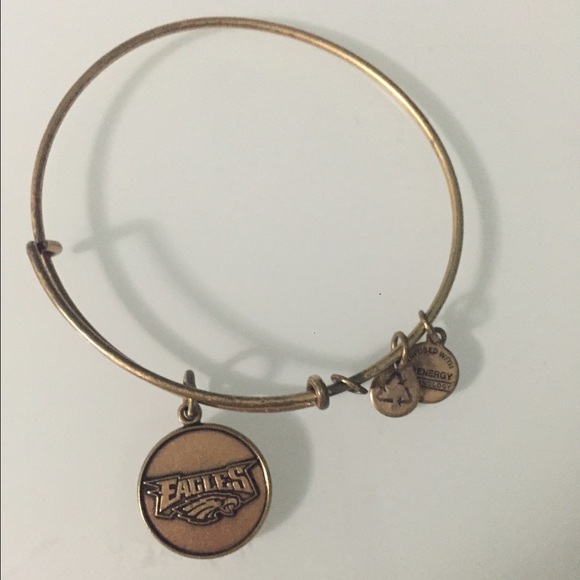 Eagles NFL Alex and Ani Bracelet Gold