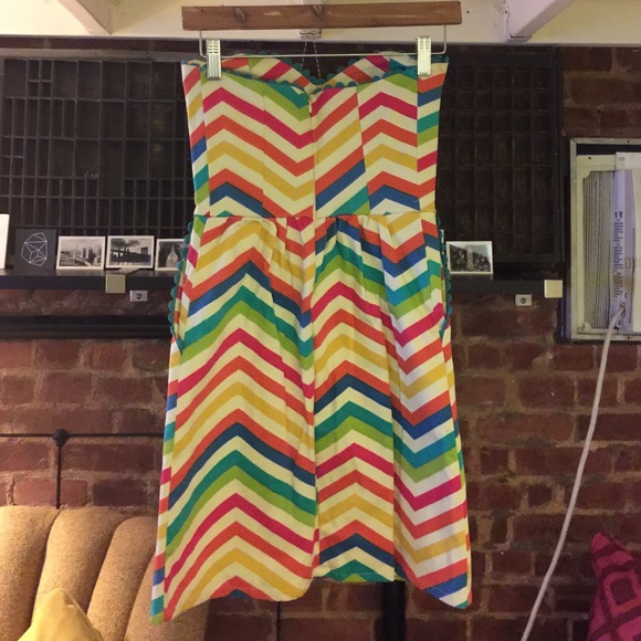 vintage judith march strapless sweetheart dress - Picture 3 of 4