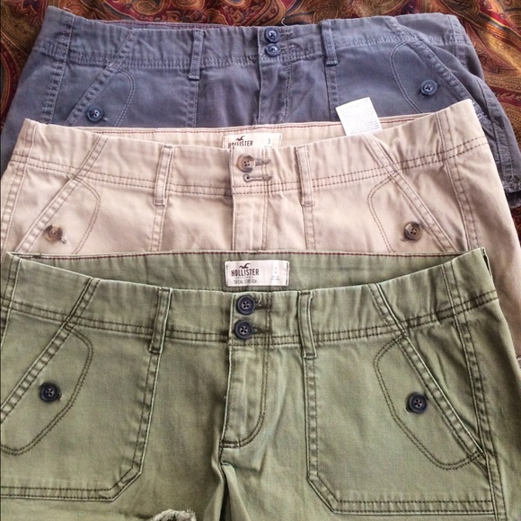 Hollister Size 3 Short Shorts, 3 pairs for $10.00