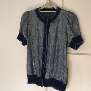 Robert Rodriguez sequined cardigan