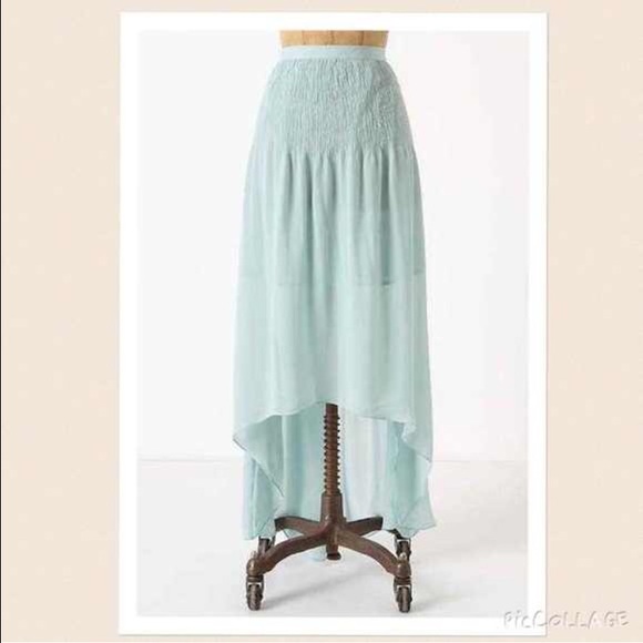 Anthropologie Dresses & Skirts - 🎉HP🎉 Anthropologie Gauzy Mint Maxi by Sanctuary