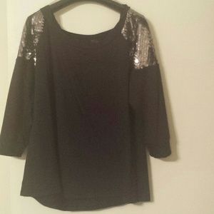 Sequin sweater.