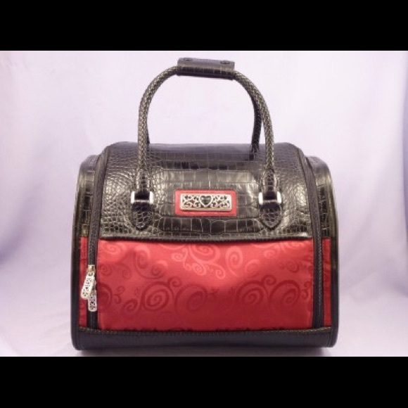 Authentic Brighton large cosmetic train case