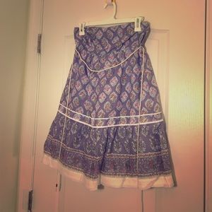 Strapless dress
