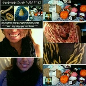 Handmade scarf s any color you want and I'll make