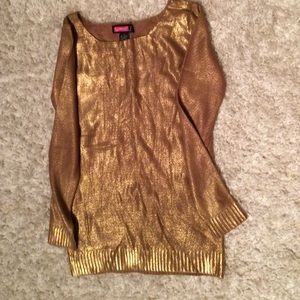 Gold sweater