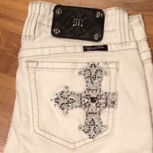 Miss Me White Jeans