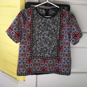 Topshop printed shirt