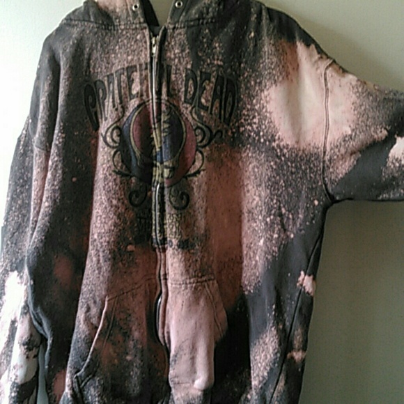 Bleached Greatful Dead Sweatshirt XL
