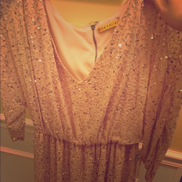 Alice and Olivia Olympia Embellished Tunic Dress - Picture 1 of 4