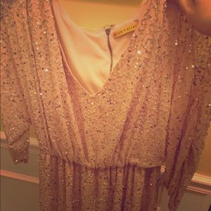 Alice and Olivia Olympia Embellished Tunic Dress