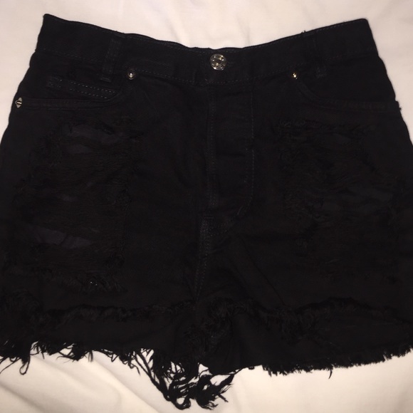 John Gait Black high waisted shorts