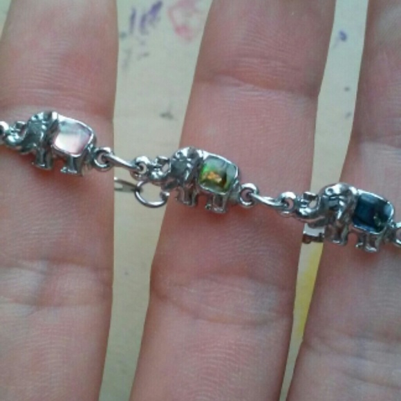 Elephant Gem Bracelet