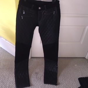 DL1961 Moto leather jean