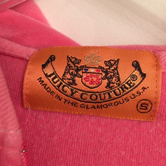 Juicy Couture pink zip up - Picture 3 of 4