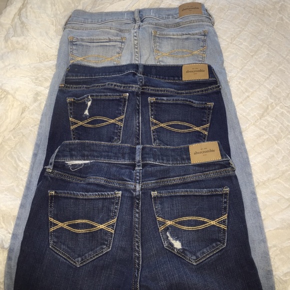 bundle of 3 Abercrombie kids jeans