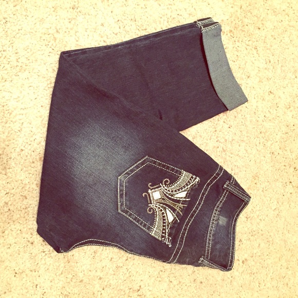 Rue 21 cropped jeans. Size: 9/10