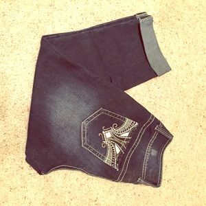 Rue 21 cropped jeans. Size: 9/10