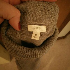 J. Crew gray turtleneck sweater dress