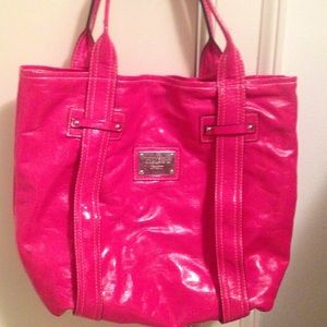 Hot Pink Guess purse!! It's a Large Tote style