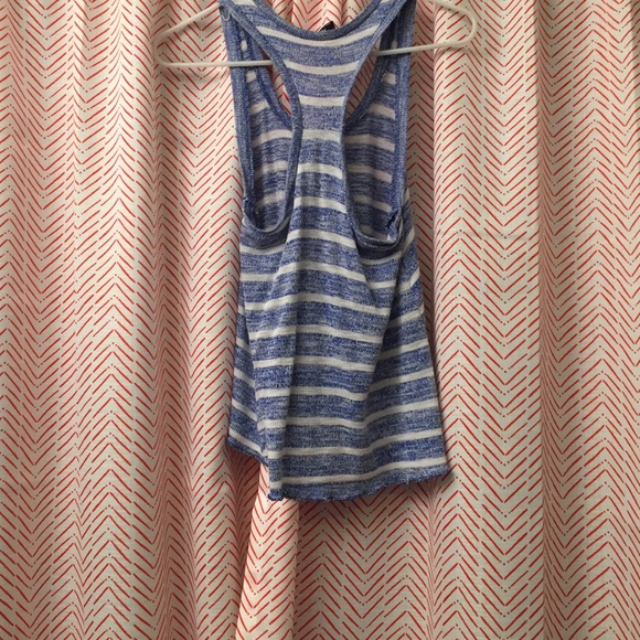 blue and white striped tank - Picture 2 of 3