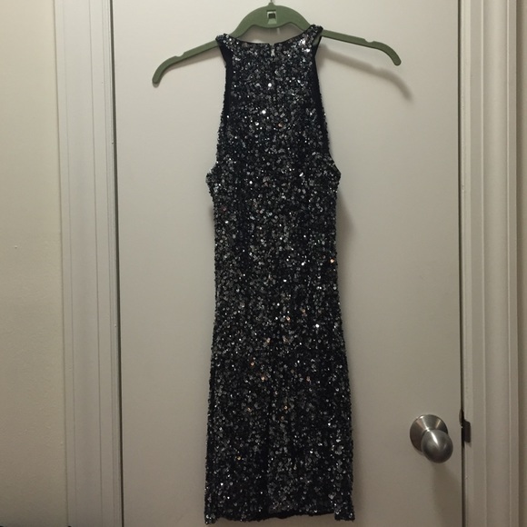 🎉HP🎉Parker gunmetal sequin bodycon dress - Picture 3 of 4