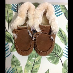 Suede Moccasin Booties