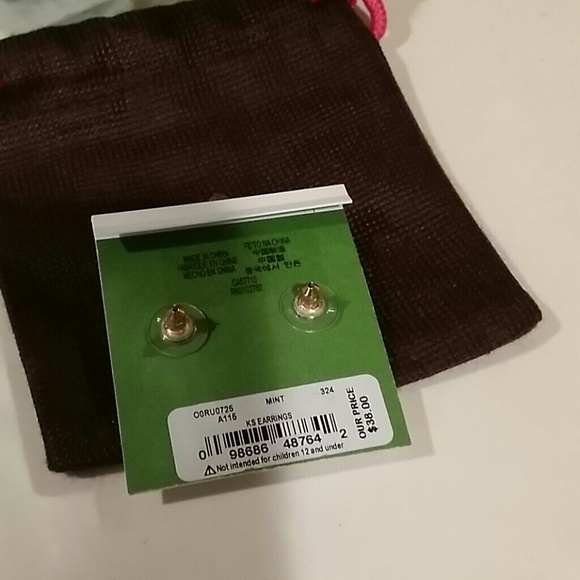 Large kate spade gumdrop Earrings New/tag & pouch - Picture 4 of 7