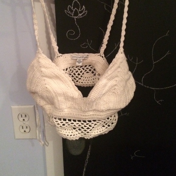 White crochet cover up NEVER USED