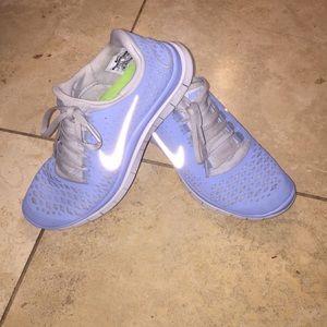Baby blue nike frees