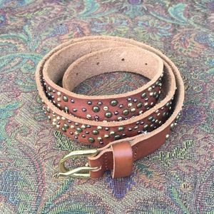Jcrew leather belt with studs