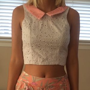 Paper Heart top with open back
